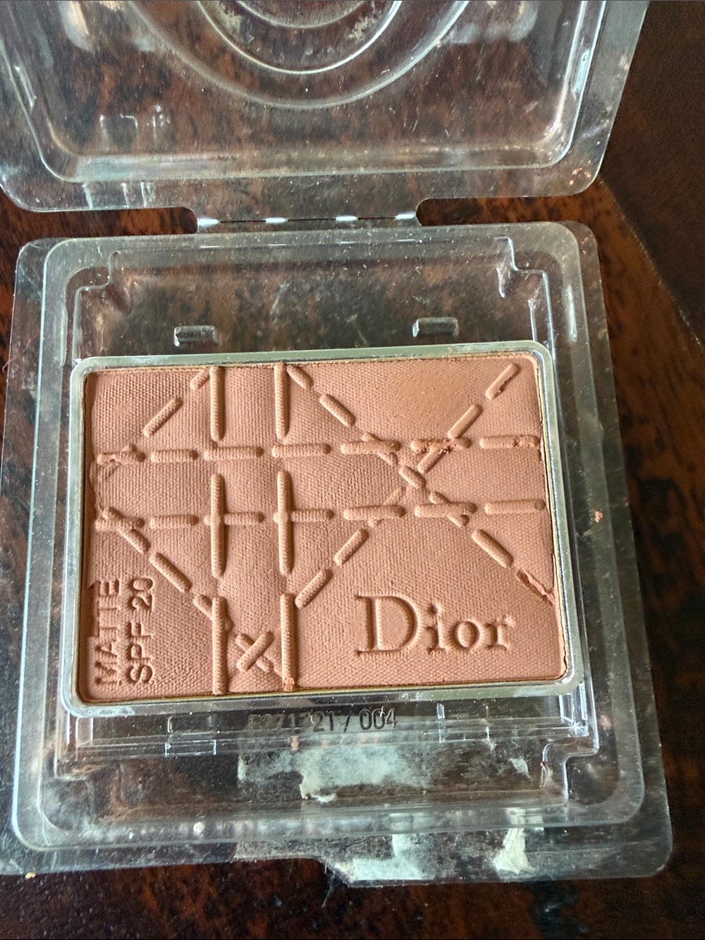 Dior Matte Bronzer Compact in Warm Brown and Pressed powder Demo New both